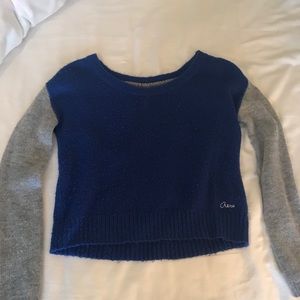 Aeropostale blue and grey sweater